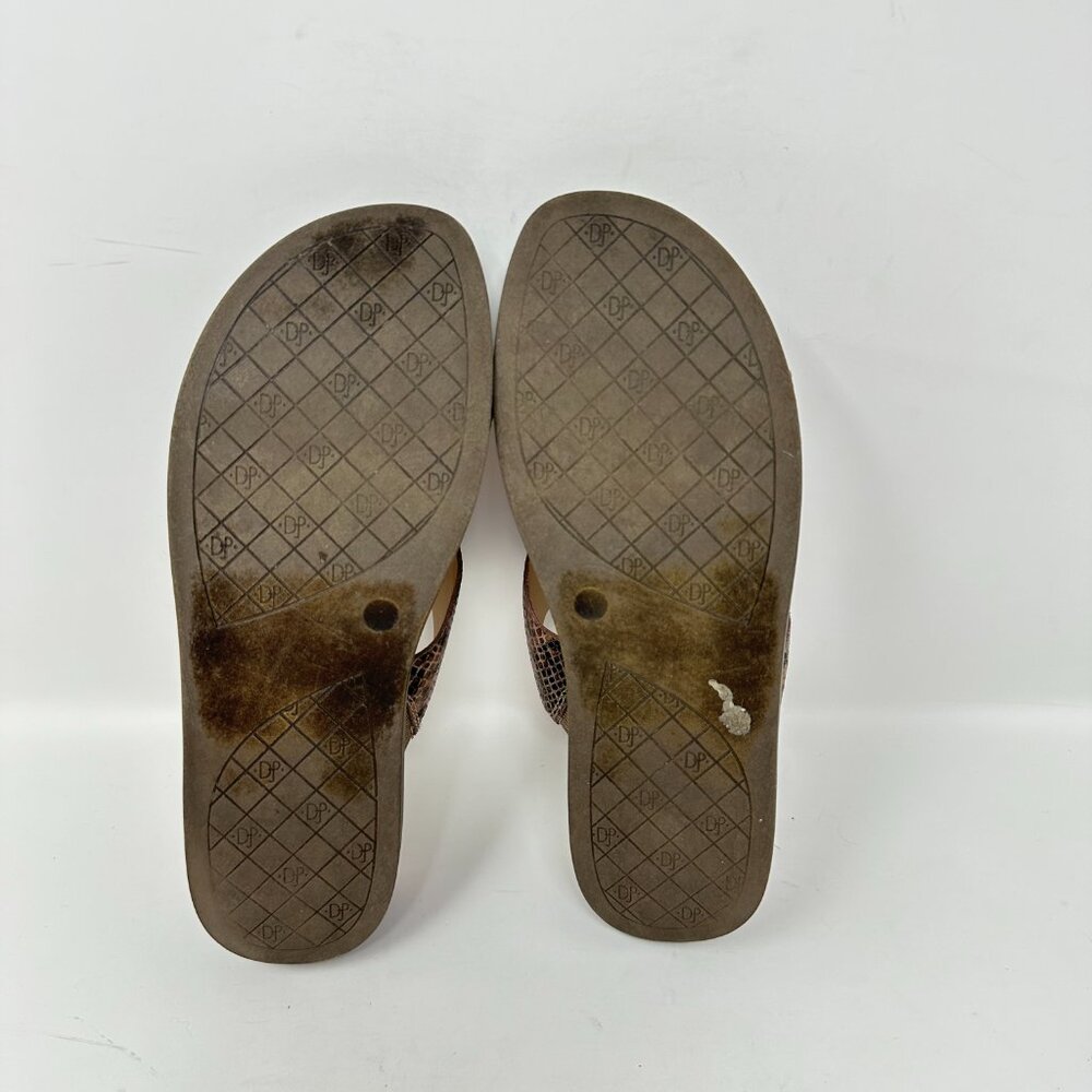 Donald Pliner Faina 5m Metallic Python Print Sand… - image 6